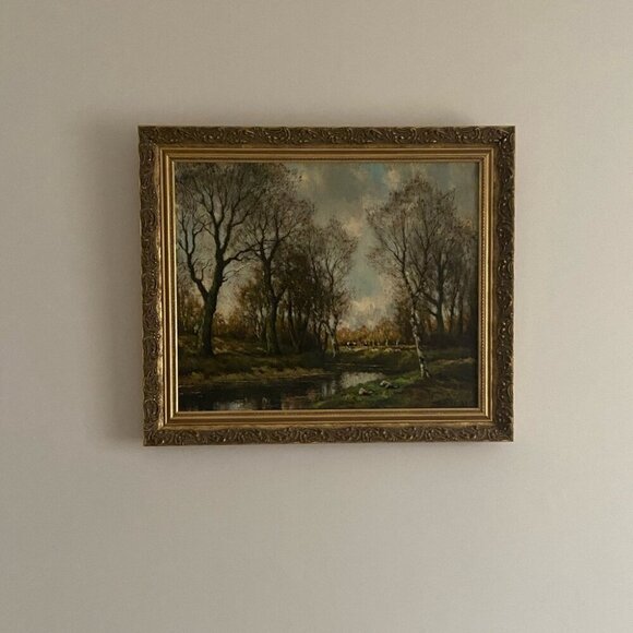 Original Dutch Oil Painting A. Hendriks Signed - Picture 2 of 16